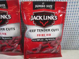 (B-1) 4 Jumbo Size Jack Links Prime...
