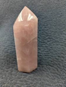 5 tall Rose Quartz six point tower...