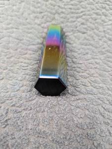 3.5 tall Rainbow Titanium Aura Bla...
