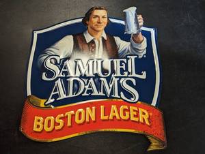 Samuel Adams metal aign...