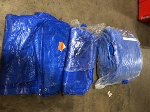 Lot of Tarps  Customer Returns See Pictures