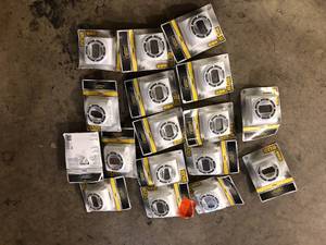Lot of Defiant 15 Amp 7-Day Indoor Plug-In Digital Timer with 2-Grounded Outlets, White Customer Returns See Pictures