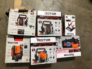 Lot of Vector Portable Power Stations Various Sizes and Conditions  Customer Returns See Pictures