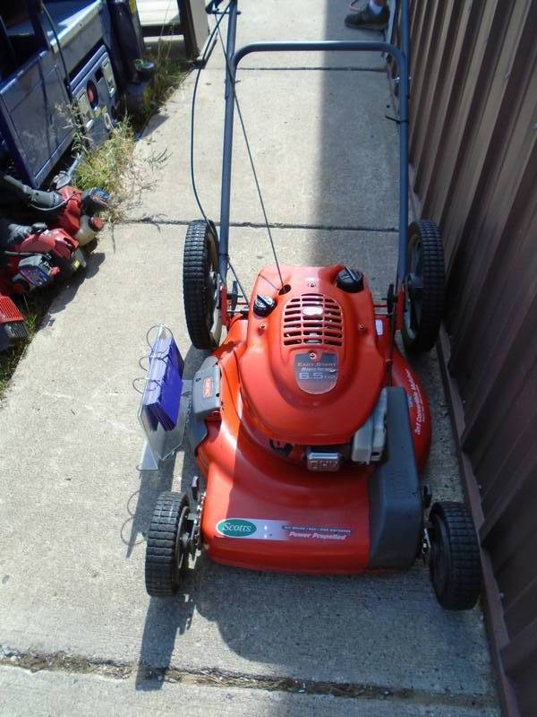 Scotts self propelled lawn on sale mower 6.5 hp