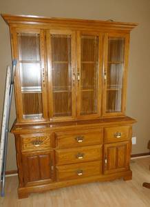 lot 6 image: Large china hutch