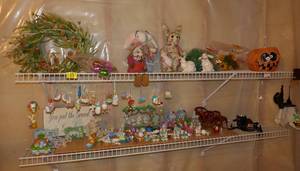 lot 66 image: All seasonal decorations (shelving not included)