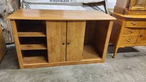 28 Tall Wood Cabinet  Media Stand