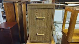 Wood File Cabinet