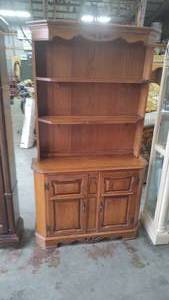 Display Hutch with Cabinets Below