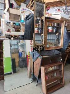 Mirrors, Wall Shelf with Mirror