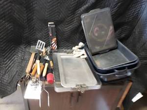 Baking Pans and Kitchen Utensils