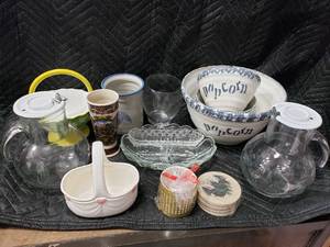 Bowls, Drink Servers and Other Kitchen Dishes