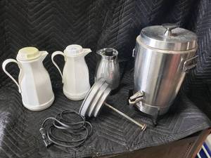 Coffee Percolator and Coffee Servers
