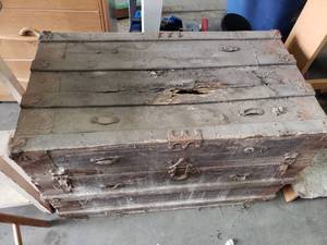 Old Wood Trunk, Prayer Bench, Stools