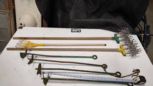 Anchors and lawn care items