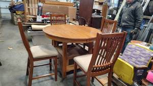 Dining room table and chairs