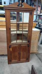 vintage corner cabinet