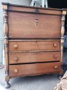 Vintage Secretary Type Dresser Cabinet
