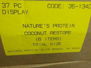 37 pc Natures Protein Coconut Rest...