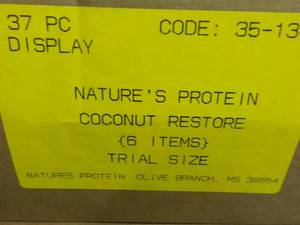 37 pc Natures Protein Coconut Rest...