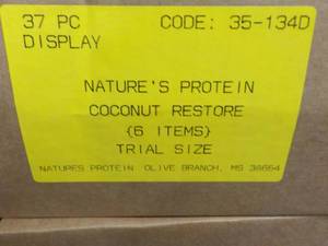 37 pc Natures Protein Coconut Rest...