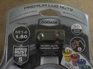 Dorman Premium lug Nuts...
