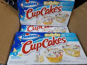 8 ct Boxes 8 each Birthday Cupcakes...