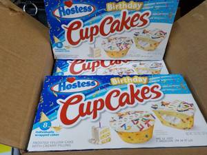 8 ct Boxes 8 each Birthday Cupcakes...