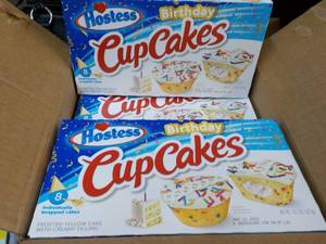 8 ct Boxes 8 each Birthday Cupcakes...