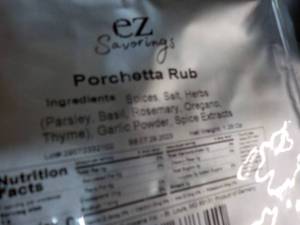 Case of 85 Porchetta Rub 1.25 oz ea...