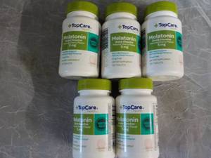 5 ct Melatonin 120 tables each 5mg...