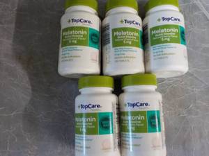 5 ct Melatonin 120 tables each 5mg...