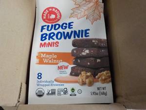 6 ct Organic Brownie Minis Maple Wa...
