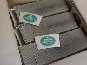 Case of 1440 green Mountain Coffee ...