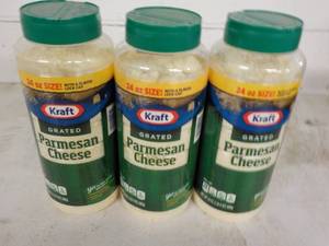 3 ct Kraft Grated Parmesan Cheese -...