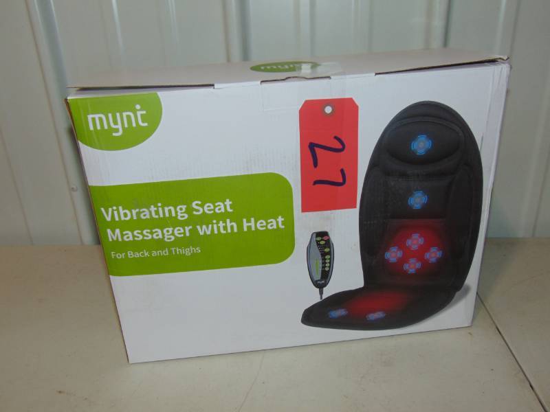 Mynt Vibration Back Massager with Heat:Chair Massage Cushion with