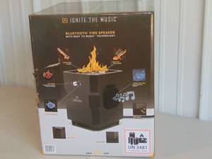lot 6 image: Ukiah 2.1 Fire Pit WBluetooth Speaker (TAILGATER II Elite Edition) 65K BTU NEW 728028502343 NEW