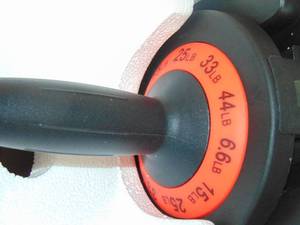 lot 85 image: 2 Pack Famistar 5-Levels 6.6 to 44 lbs Adjustable Dumbbells - Speedy Handle-Twist with Anti-Slip Handle for Full Body Workout