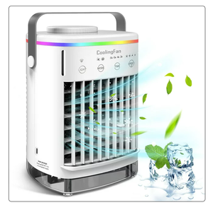 lot 20 image: 4 In 1 Portable Air Conditioner Fan Personal Space Air Cooler Fan Cooler Desk NEW