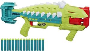 lot 26 image: Nerf DinoSquad Armorstrike Dart Blaster, 16 Nerf Elite Darts, NEW
