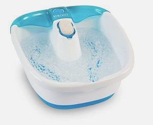 lot 37 image: HoMedics Pedicure Heated Foot Spa Bubble Foot Massager