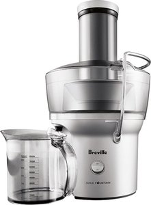 lot 50 image: Breville - Juice Fountain Compact Electric Juicer - Silver 021614043283