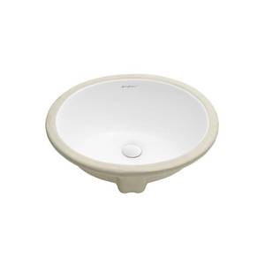 lot 55 image: Swiss Madison SMUM629 Plaisir Collection SM-UM629 16.5 Oval Under-Mount Bathroom Sink NEW