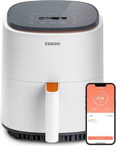 lot 63 image: COSORI Air Fryer 4 Qt, Smart Air Fryer White NEW