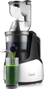 lot 67 image: Caynel Slow Masticating Juicer Cold Press Extractor with 3 Wide Chute for Fruits, Vegetables and Herbs, Reverse Easy Cleaning High Yield
