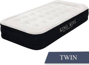 lot 70 image: King Koil Luxury Twin Size Air Mattress with Built-in High Speed Pump 13 INCH NEW