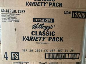 lot 15 image: Kelloggs Cereal Cups
