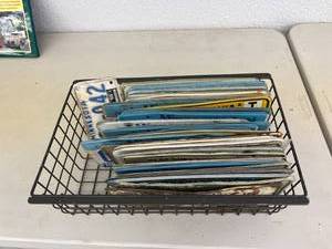 Wire Box of License Plates