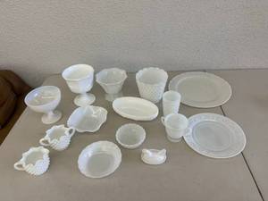 White Glassware