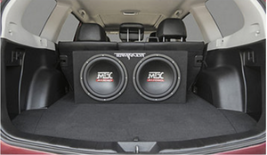 lot 188 image: NEW MTX Terminator 1200-Watt Dual Subwoofer and Amplifier Package